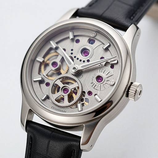 Elegant Volante Mechanical Wristwatch Macro