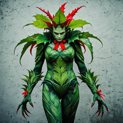 Leafy Flower Monster Cosplay Costume