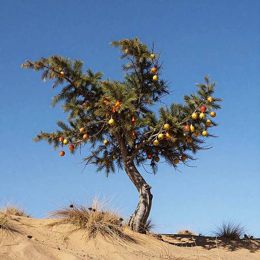 Twisted Juniper with Flaming Embers