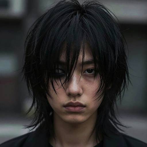 Moody Emo Haircut with Urban Vibes