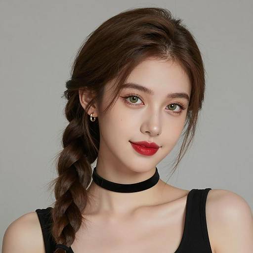 Photorealistic Portrait of Young Woman