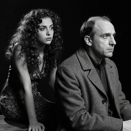 Intense Expressions in Black-and-White Contrast