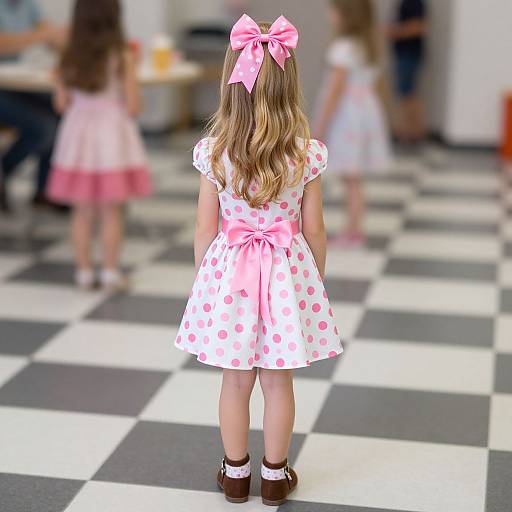Babysitter's Club Polka Dot Dress