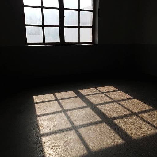 Dramatic Sunlit Window Shadows