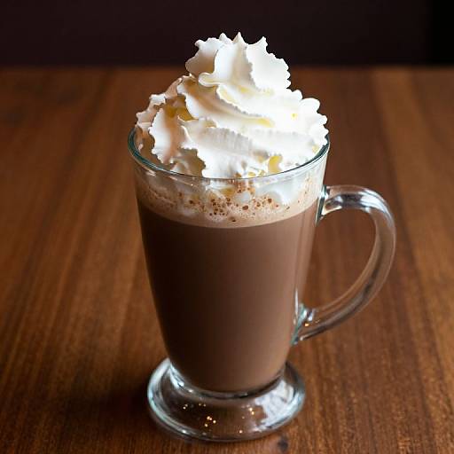 Sugar-Free Hot Cocoa with Whipped Cream