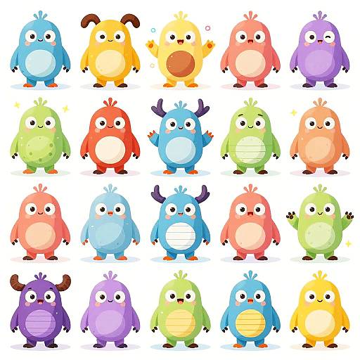 Surreal Cartoon Characters Mixer