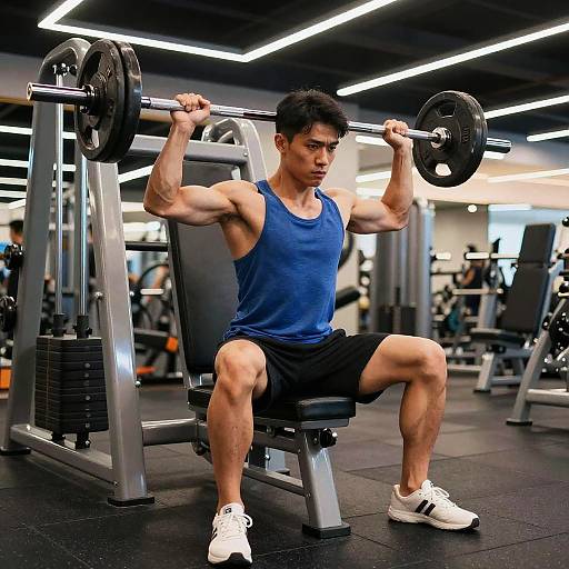 Determined Gym Camel Lifting Weights