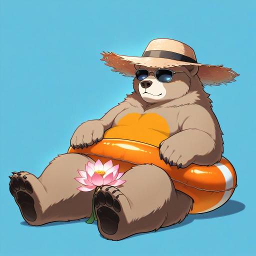 Feisty Sun Bear in Summer Vibes Feisty Sun Bear in Summer Vibes