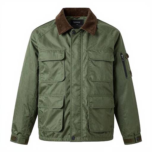 Ultra-Realistic Green Tactical Jacket
