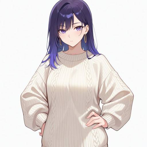 Elegant Young Adult in Pastel Fashion Elegant Young Adult in Pastel Fashion