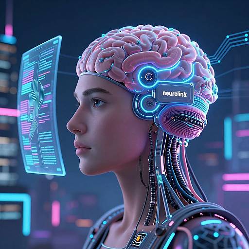 Neurolink Cyberpunk Brain Interface