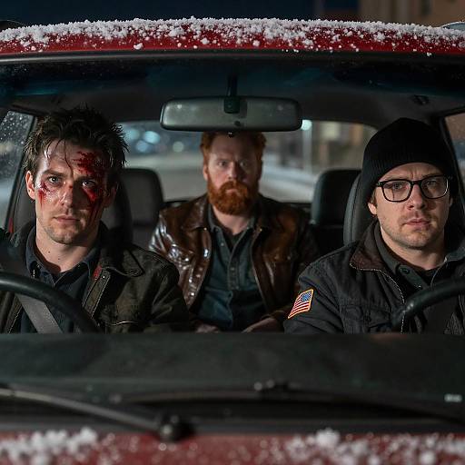 Nighttime Drive With Mysterious Figures