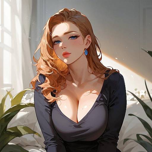 Closeup Portrait of Venezuelan Woman