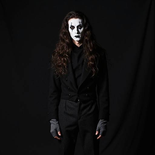 Brooding Silent Jester in Neo-Noir