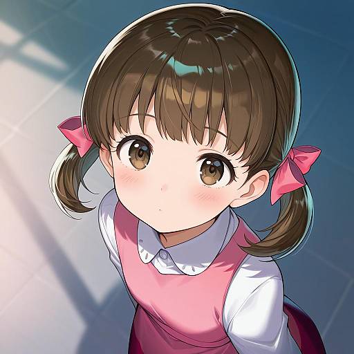 Illustration of Doujima nanako, persona in the style of Hayama eishi