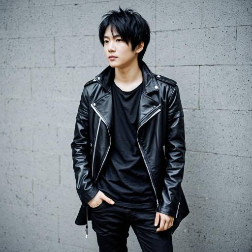 Stylish Kirito Cosplay with Black Leather