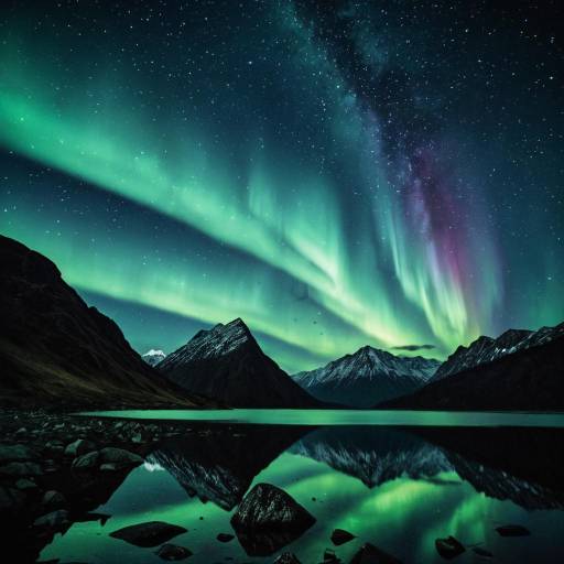 Stunning Night Sky Over Tranquil Waters