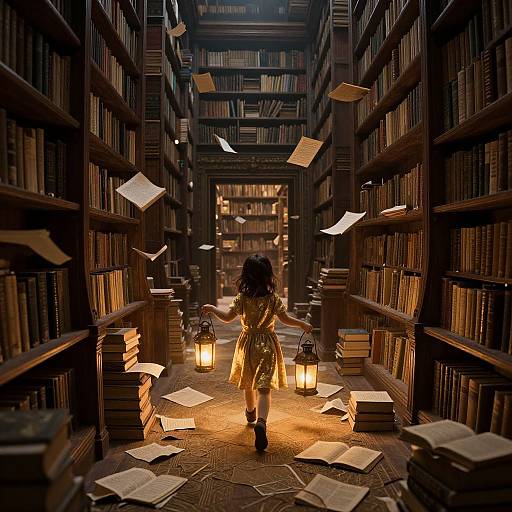 Child Illuminates Ancient Library Mysteries