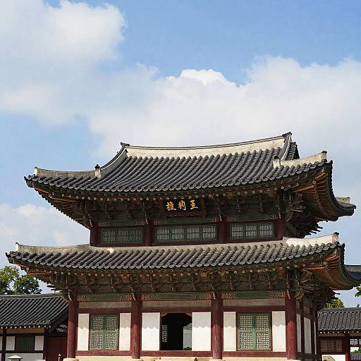 Photoreal East Asian Temple in Daylight