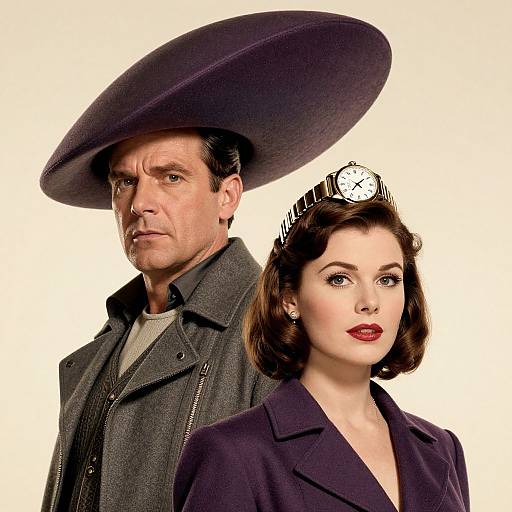 Vintage Futuristic Fashion Poster