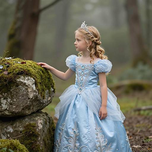 Whimsical Fairy Tale Portrait of a Princess