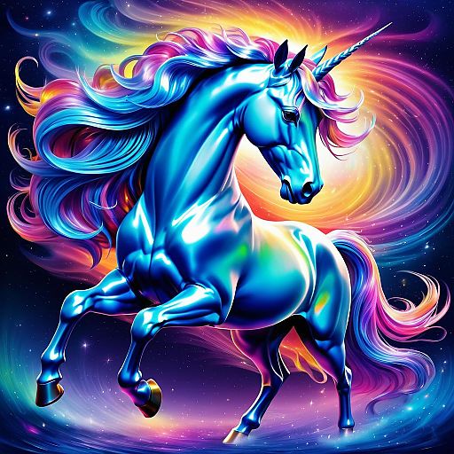 Ethereal Unicorn in a Surreal Dreamscape Ethereal Unicorn in a Surreal Dreamscape