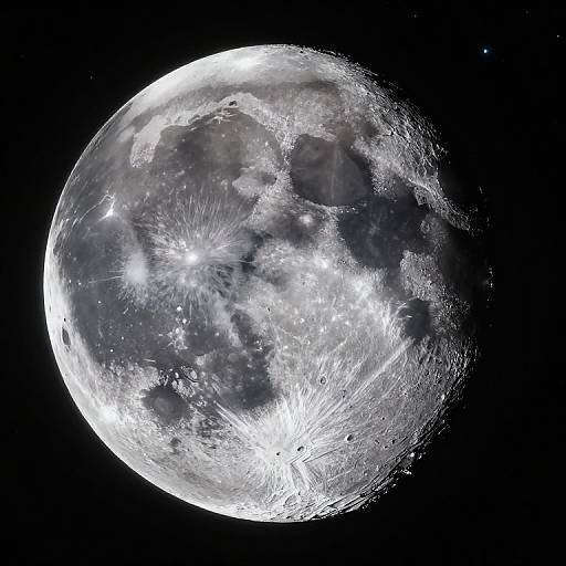 HD Moon-like Celestial Body Art