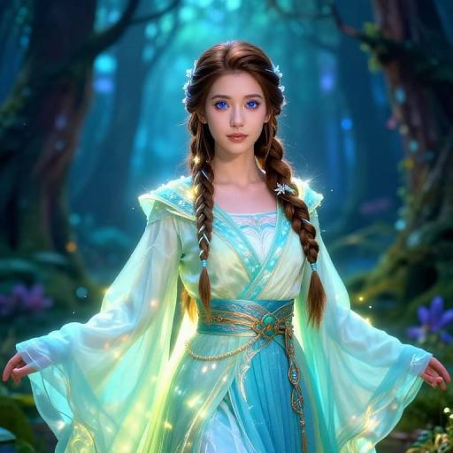 Enchanted Forest Fantasy Character