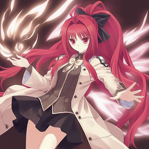 Illustration of Corticarte apa lagranges, shinkyoku soukai polyphonica in the style of Kishida mel