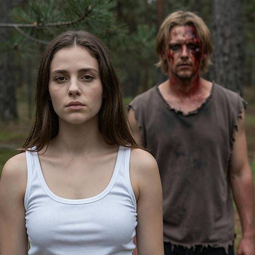 Dramatic Encounter in the Forest