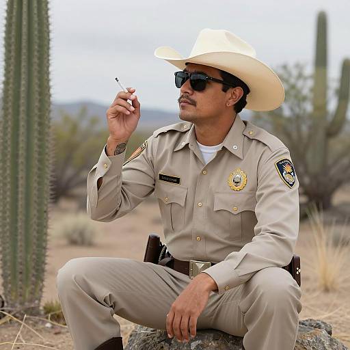 Desert Cowboy: A Unique Portrait