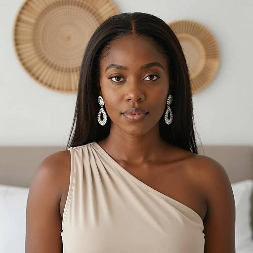 Elegant Portrait of a Black Woman