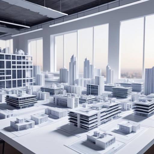 Futuristic Endless Residential Paper Model
