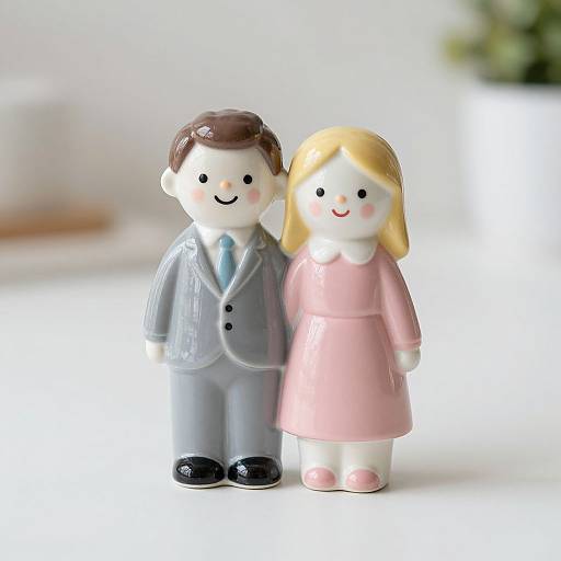 Scandinavian Couple Salt & Pepper Shakers
