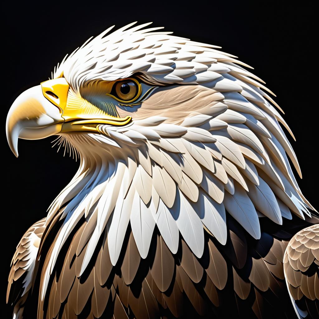 Majestic American Eagle in Classic Style