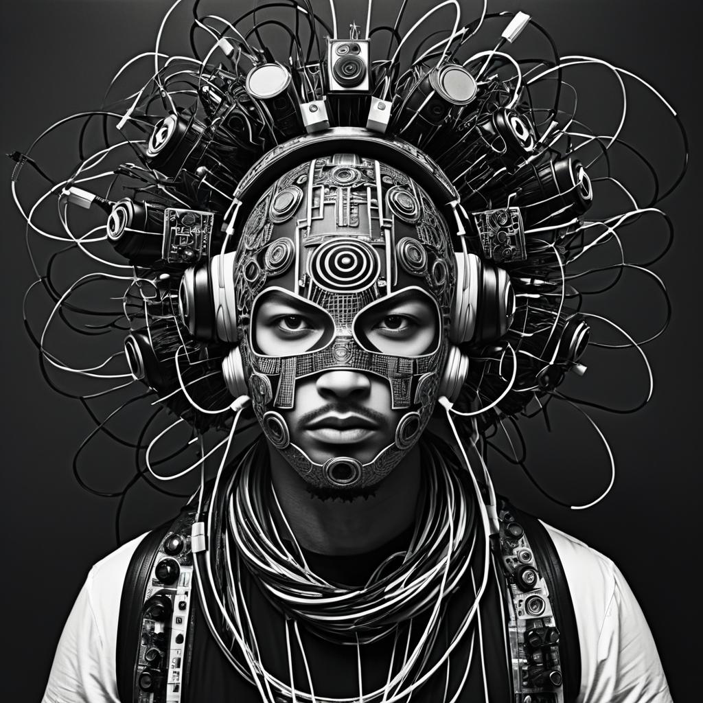 Masks and Wires: A Shock Art Vision