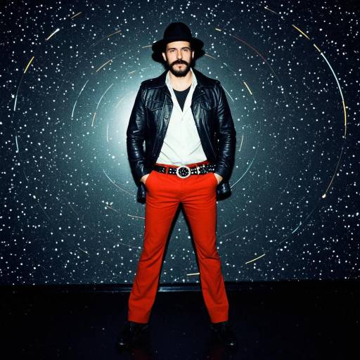 Retro Disco Costume for Male Model