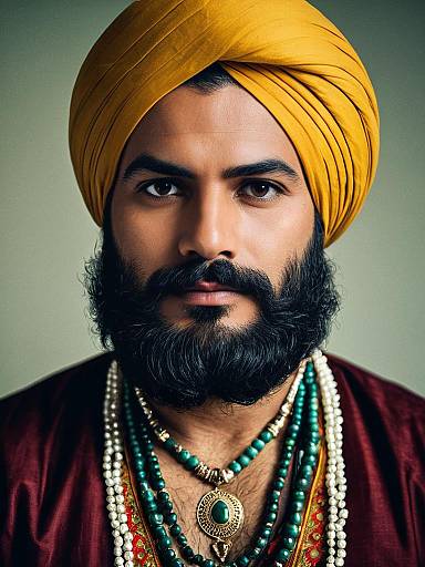 Rajput Man in Traditional Costume