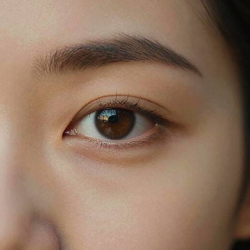 Intimate Close-Up of Piercing Eyes