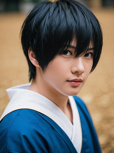 Lifestyle costume photo of Akaashi keiji. Cosplay clothes