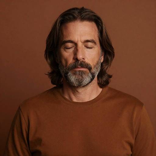 Contemplative Middle-Aged Man Portrait