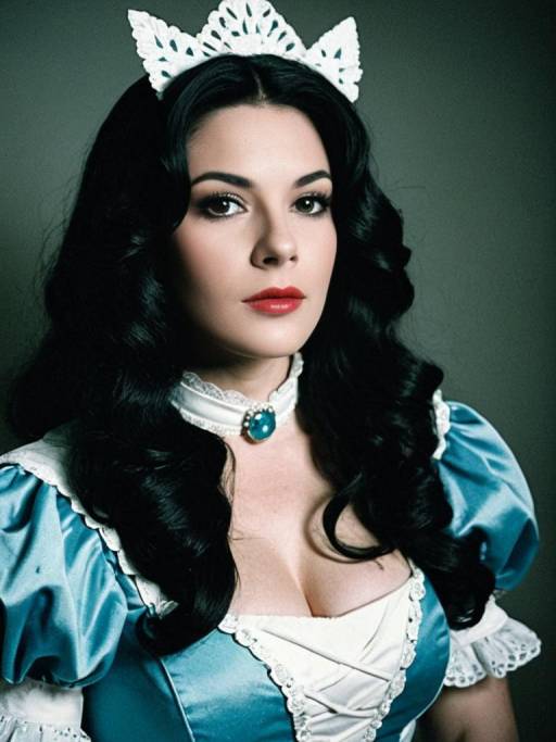 Woman in Priscilla Barielle Cosplay Costume