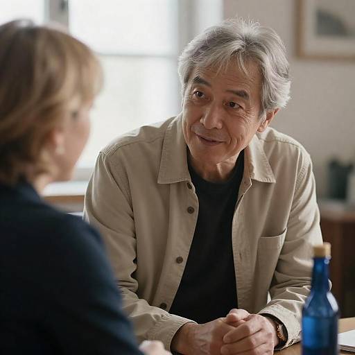 Intimate Conversation Between Two Individuals