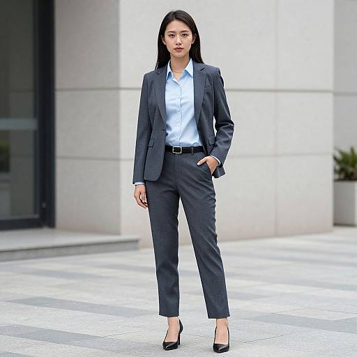 Realistic Business Casual Man Portrait