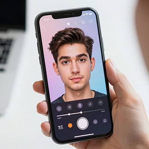 Dynamic Face Changer App Interface