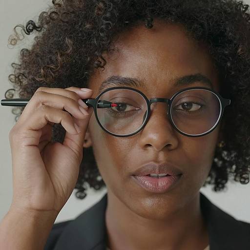 Focused Portrait of a Black Woman