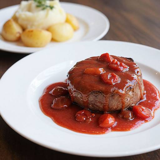 Elegant Filet Mignon with Cherry Sauce