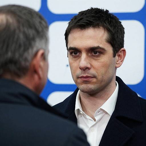 Serious Encounter: A Close-Up Portrait