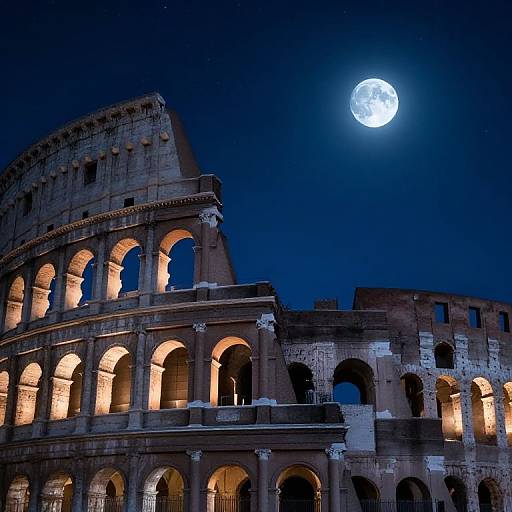 Starry Night Over Colosseum