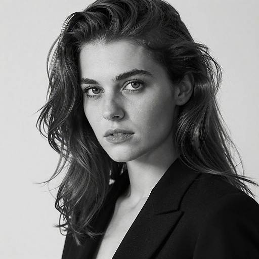 Timeless Black and White Portrait